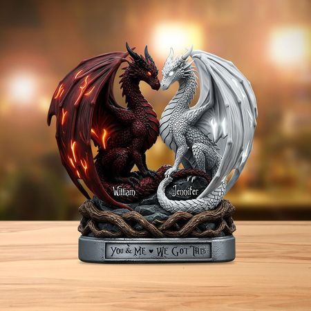 You & Me - Personalized Couple Custom Shaped Acrylic Plaque